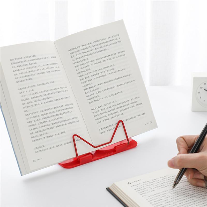 2 Stuks Eenvoudige Lezen Boek Plank Lezen Boek Beugel Hoek Verstelbare Boek Ondersteuning Multifunctionele Lezen Stand Voor Thuis studie