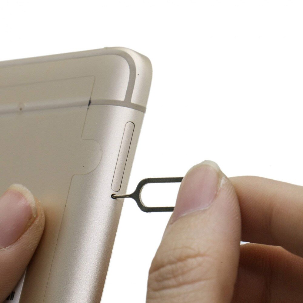 1000 stk hsmeilleur sim-kortbakke åben skub ud pin nøgle fjernelsesværktøj nåleåbner ejektor til iphone samsung simkort tilbehør