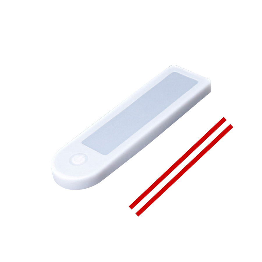 Universal Circuit Board Dashboard Cover Water-proof Soft Silicone Sleeve Protect Case For Xiaomi M365 1S Pro 2 Electric Scooter: Clear