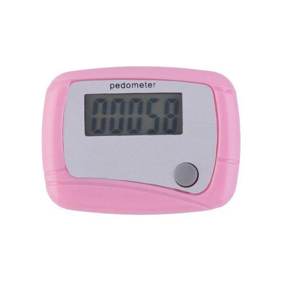 LCD Pedometer Step Calorie Kilometer Counter Walking Pocket Run Digital Distance Clip Mini J5A2