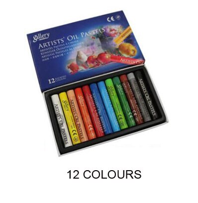 50 Colors Oil Pastel for Artist Student Graffiti Soft Pastel Painting Drawing Pen School Stationery Art Supplies Soft Crayon Set: 12 colors