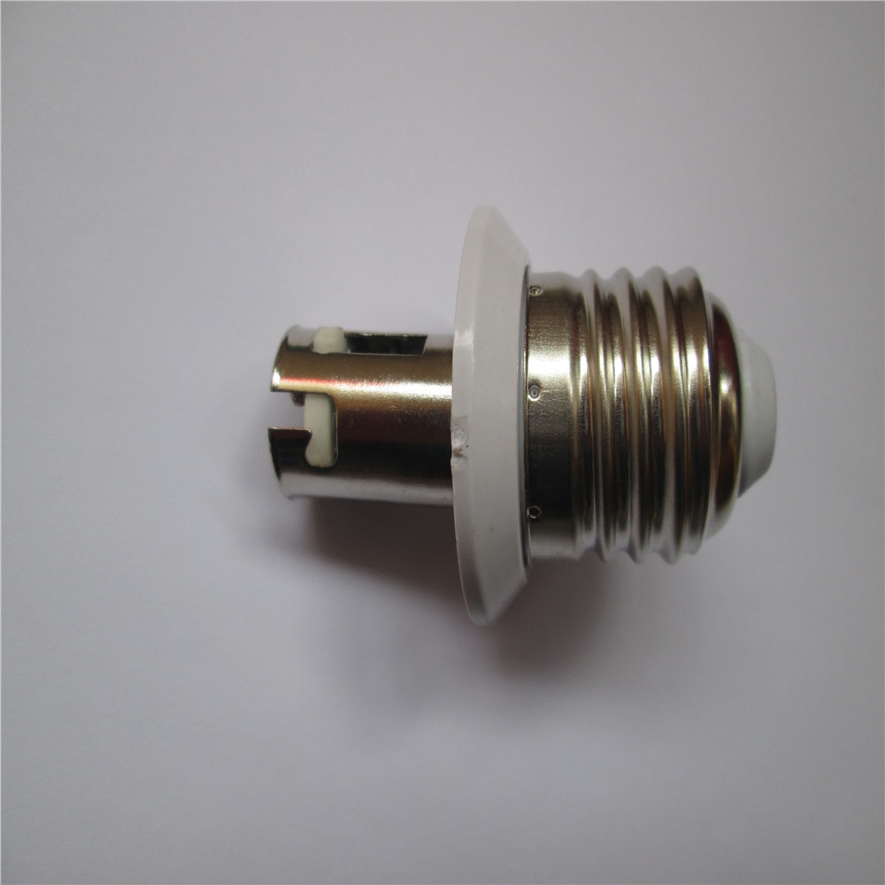 Retial 1pc e27 to b15 ba15d double bayonet lamp holder converter for led light