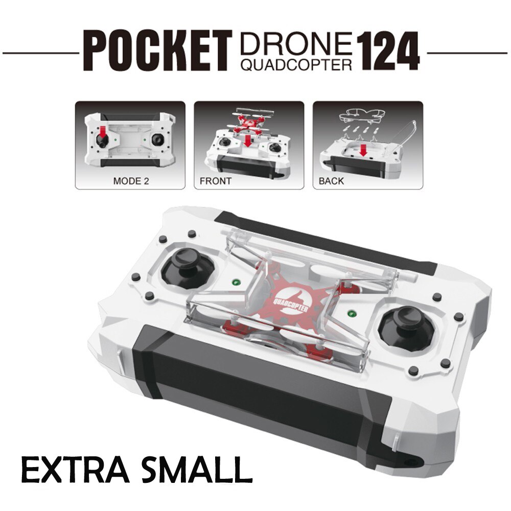 Leuke RC Drone Micro Pocket Drone 4CH 6 Assige Gyro Schakelbare Controller EXTRA MINI quadcopter RTF RC helicopter Kid Speelgoed