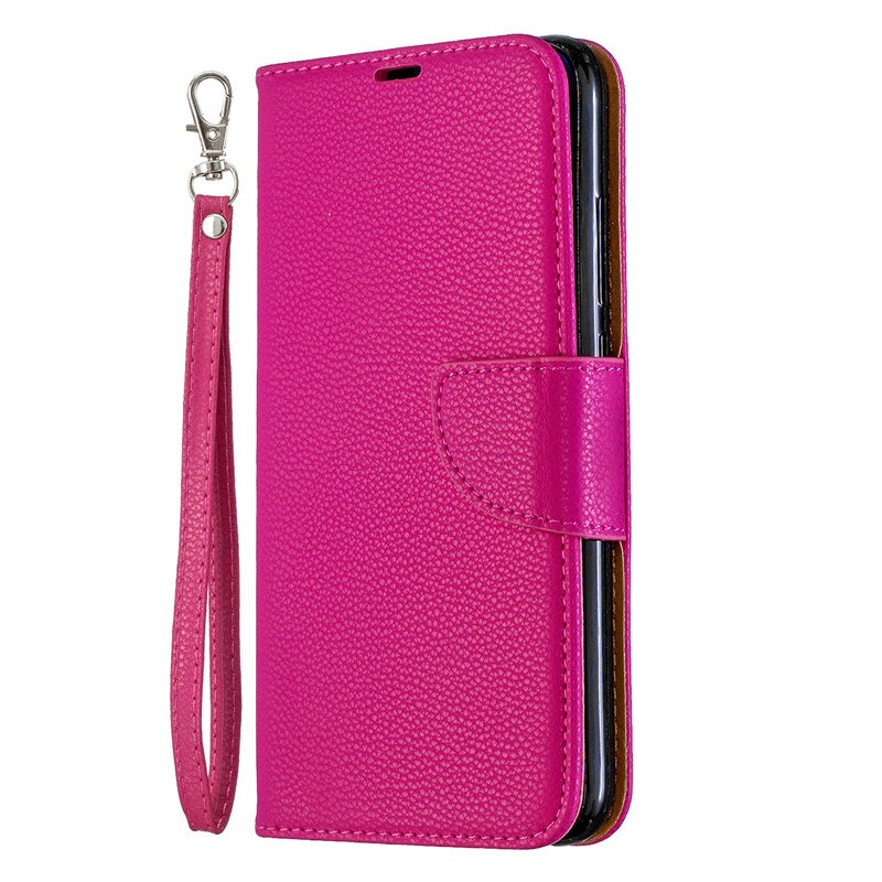 Voor Samsung Galaxy A7 Case Leather Flip Case Galaxy A750 SM-A750F Coque Wallet Telefoon Cover Voor Samsung A7 Een 7 Capa: A7 2019 / Rose