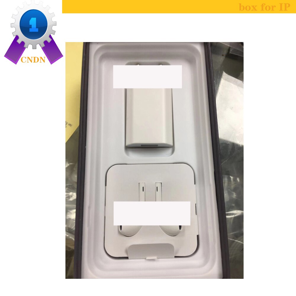 Para iphone box,6g, 6s, 6sp, 8,8plus, x xs xr, caixa xs max, peças incluídas, carga, cabo usb e fone de ouvido.