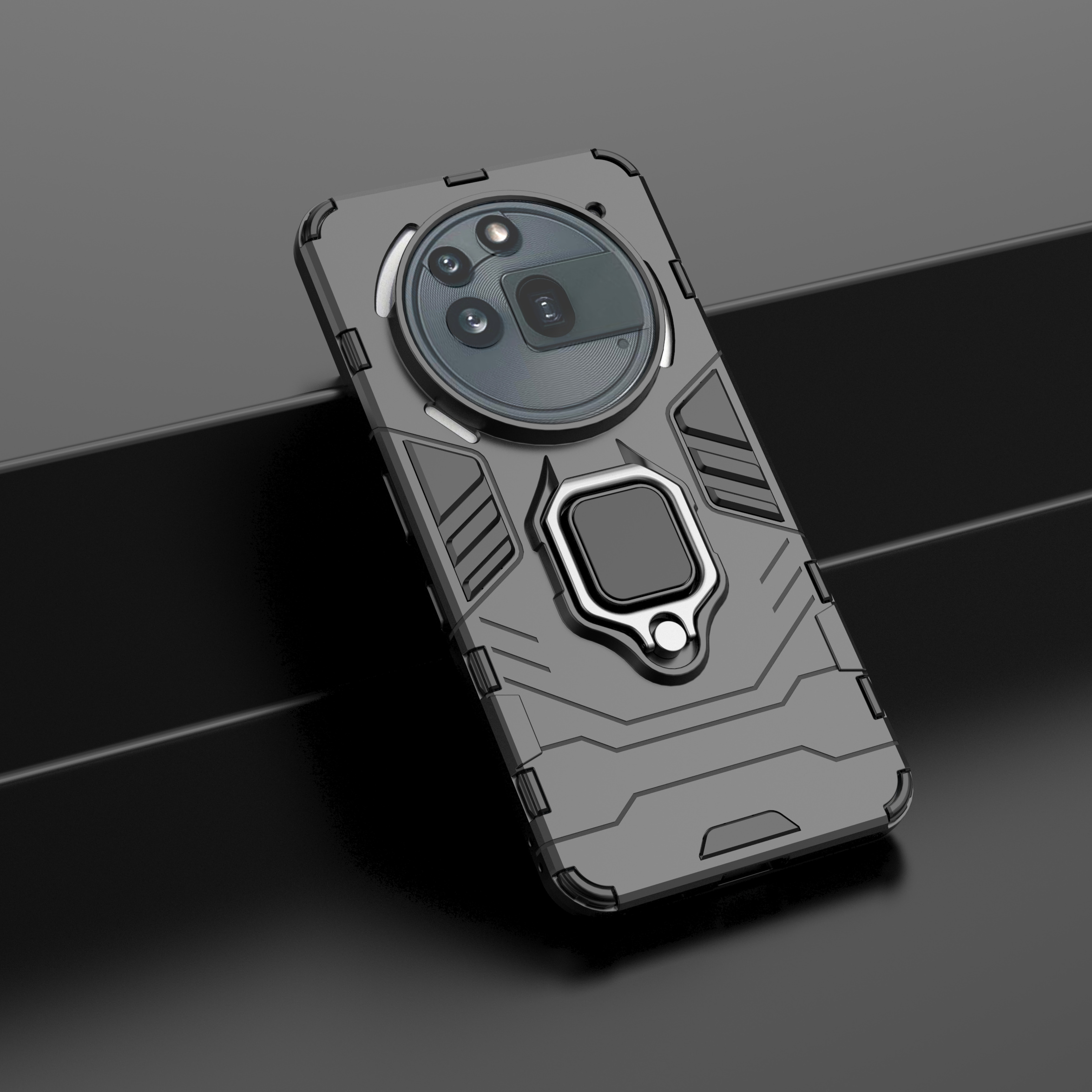 Stand Ring Armor Case für Nothing Phone 3A Pro 2a Plus Phone2a Phone3a Hard Strong Phone Zubehör