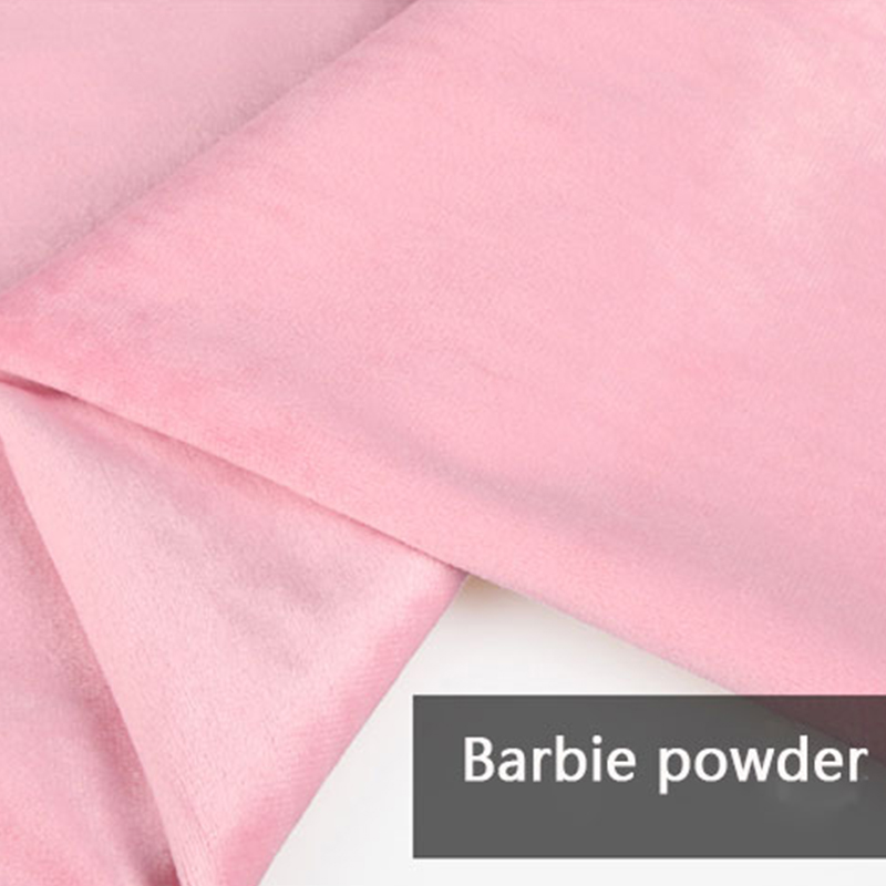 1/3/5M 14 colores tela de terciopelo DIY para coser ropa textil para el hogar funda de almohada sofá cortina decoración fondo terciopelo: M / Rosa