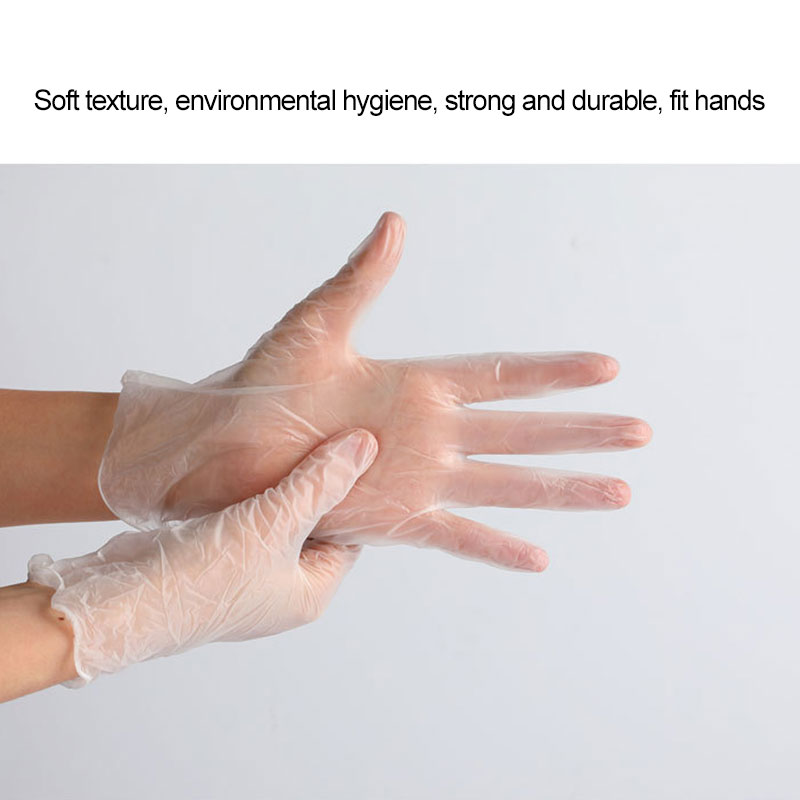 100 stk/sæt madplastiksikre handsker engangshandsker til restaurantkøkken miljøvenlige madhandsker frugtgrøntsagshandsker