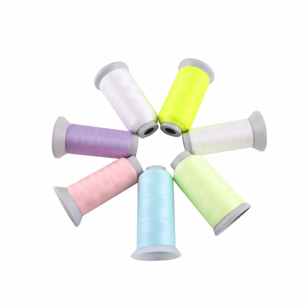 Spool Glow In The Dark Machine Hand Borduren Naaigaren Polyester Fiber + Noctilucent Factor Threads 1000 Yards/3000 yards
