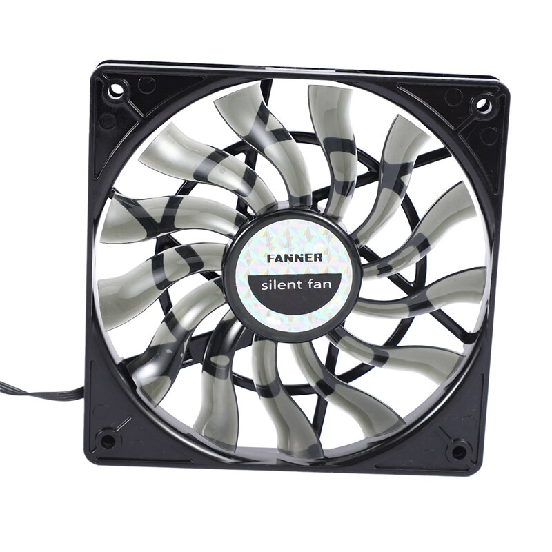Nueva delgada 12mm de espesor 120X120X12mm 12V ordenador de escritorio ventilador silencioso con velocidad 12CM chasis ventilador de refrigeración