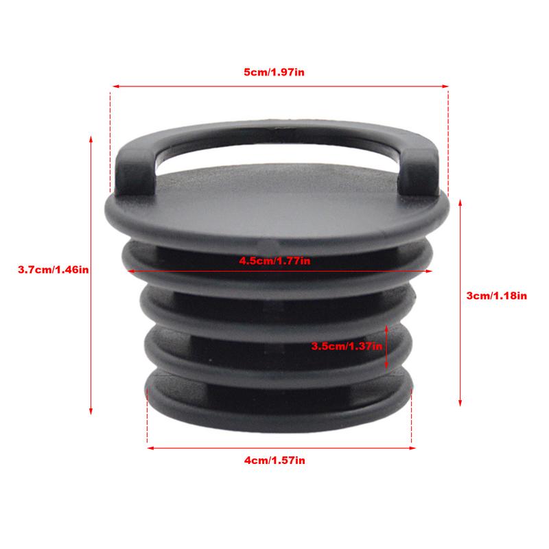 2pcs Kayak Canoe Boat Parts Scupper Stopper Bung Drain Holes Plugs Accessories Kayak Marine Boat Rafting Dinghy Canoe Raft