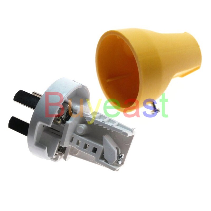 AU, China, Zealand (type I) 3 Pin Male Rewireable Plug AC100~250V 10A Back Entry