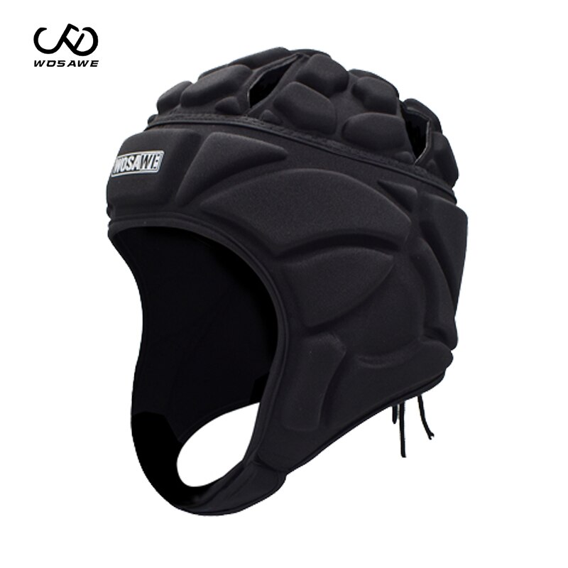 Wosawe beroep voetbal honkbal keeper helm sport rugby scrum pet hoofdbeschermer keeper rolpet vezel hoofddeksel