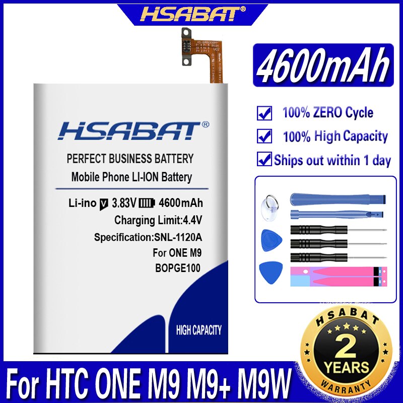 HSABAT Battery for HTC ONE M8 one 2 M8T M8X M8D E8 M8SW/ONE M7 802D 802T/ONE M9 M9+ M9W One M9 Plus/One M10 10/10 Lifestyle M10H