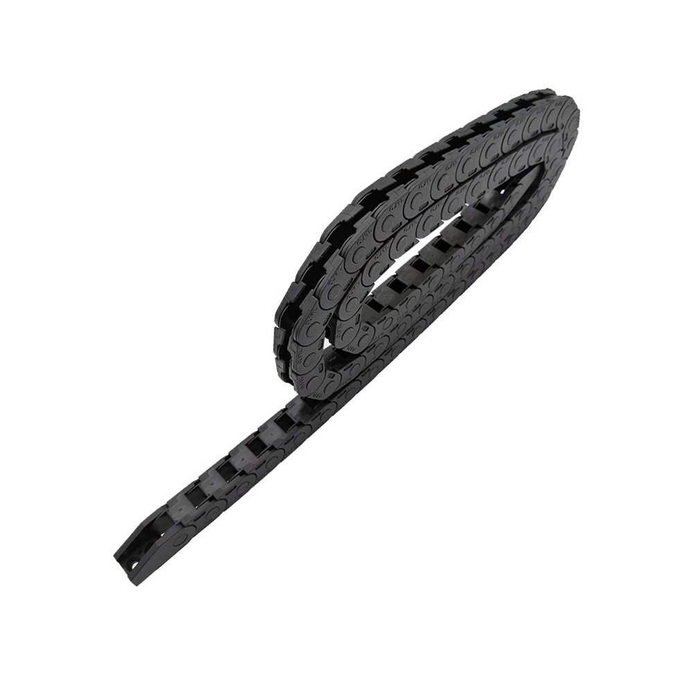 JFLO 10x6mm 1 Meter Plastic Chain Drag Chain Wire Carrier Cable With Connector For CNC Convenient Without Opening