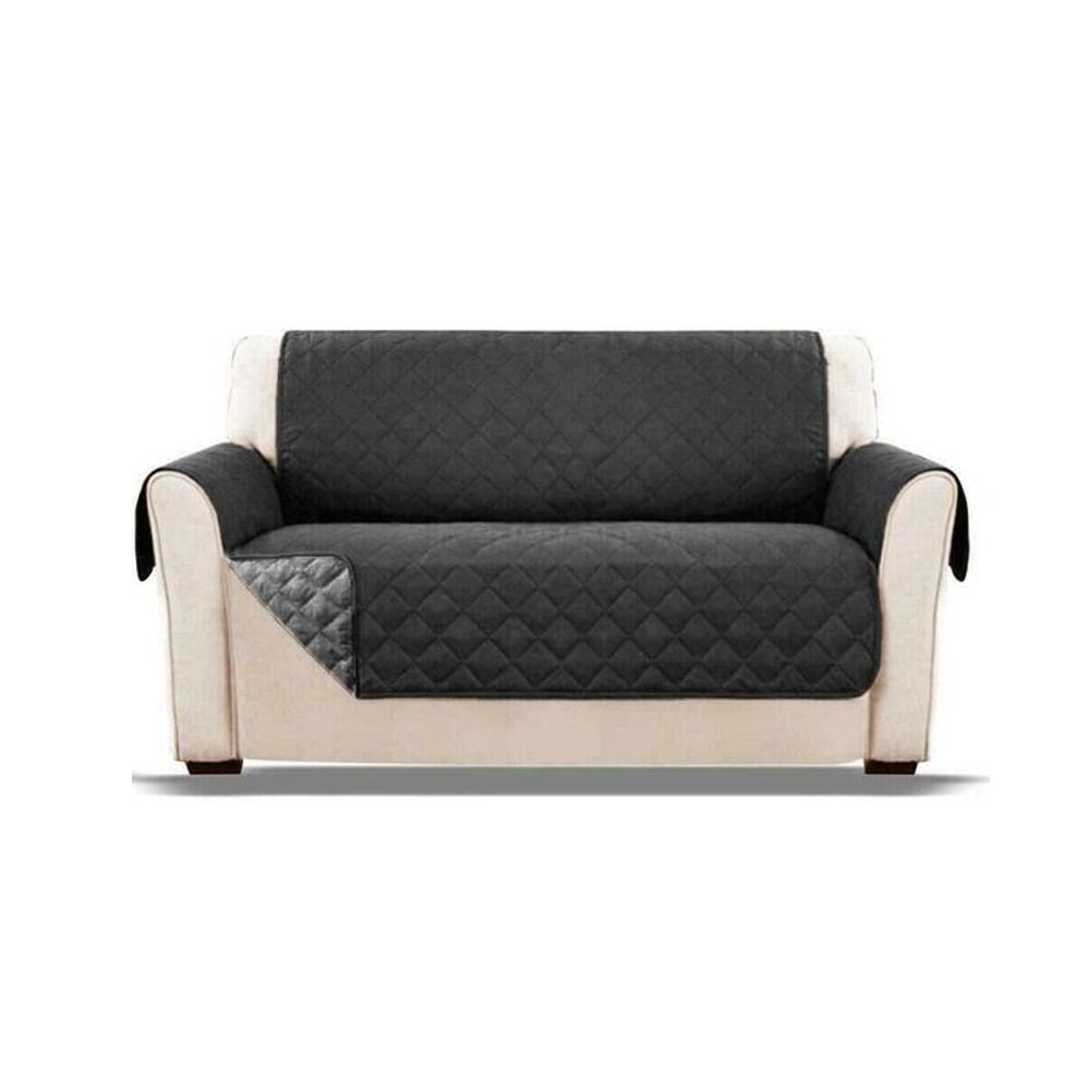 Waterproof Sofa Cover Anti-wear Couch Cover for Dog Pet Kids Recliner Armchair Furniture Slipcovers 1/2/3 Seater Protect: AZURE