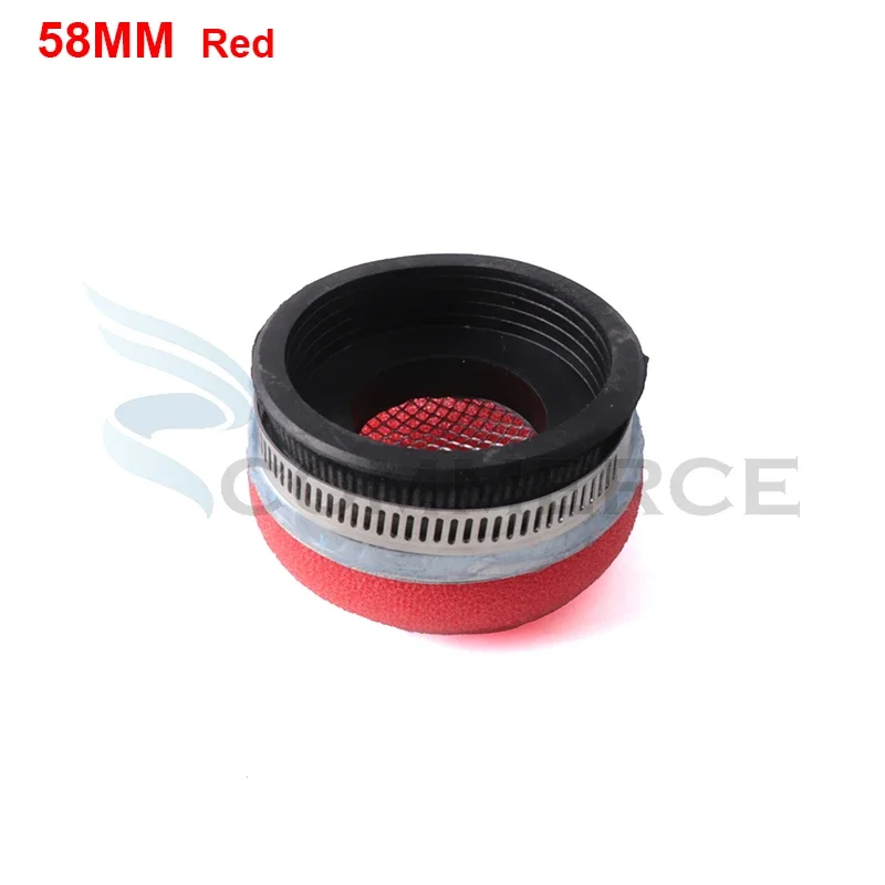 Esponja limpiadora de filtro de aire de espuma recta para motocicleta, 28/32/35/38/42/45/50/54/58MM, para motor de 2 tiempos, bicicleta de bolsillo, Mini Moto Scooter