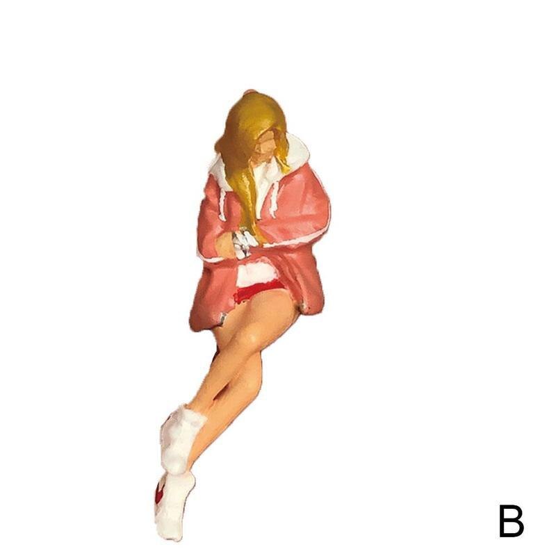 1pc Model lalki makro 1:64 wysokiej jakości modne ubrania dziewczyny lalki precyzyjne ręcznie robione lalki wykwintne i piękne: B