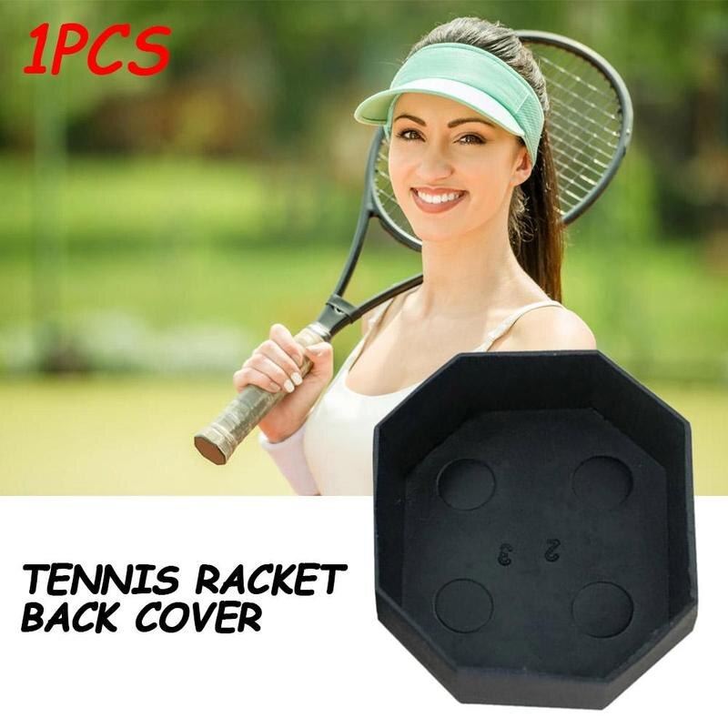 Cubierta trasera para raqueta de tenis y bádminton, cubierta de silicona para MANGO, accesorios para raqueta, cubierta a prueba de golpes, suministros de accesorios deportivos