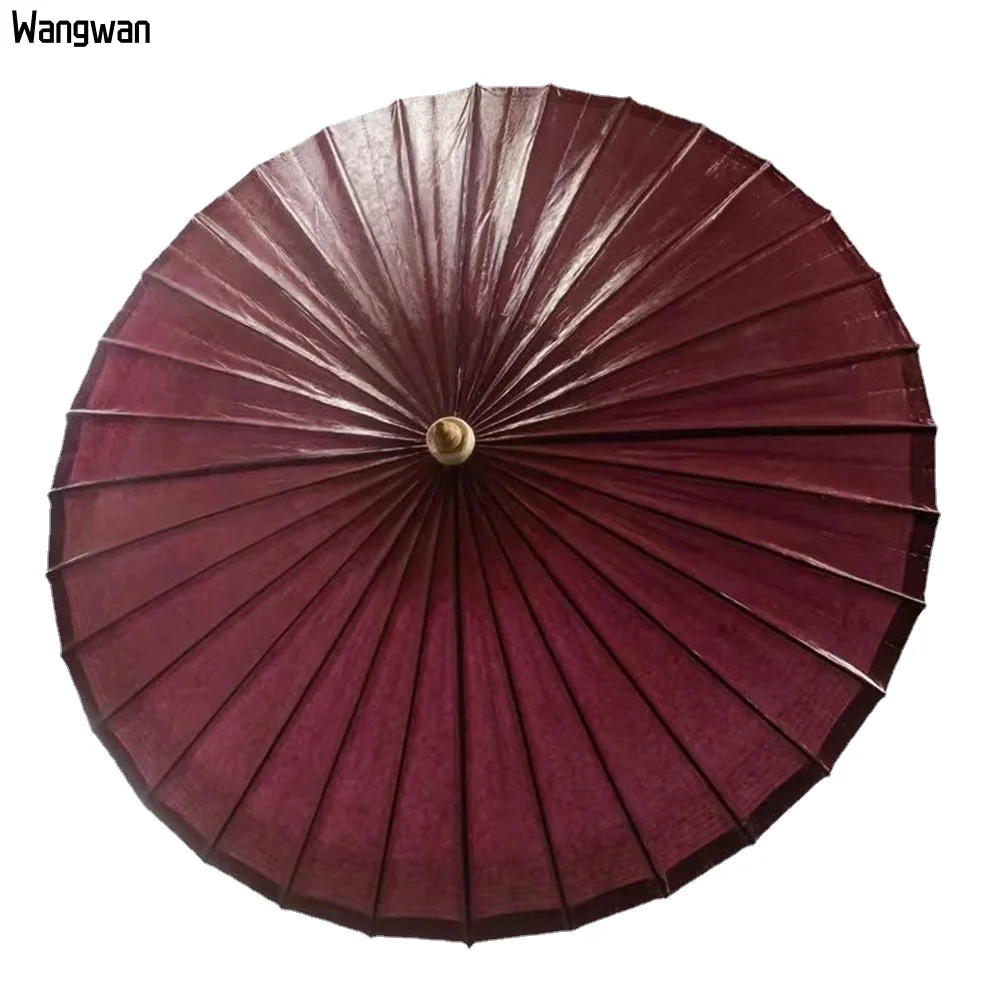 84 cm chinesischer Japan-Ölpapier-Regenschirm für Frauen, Sonnenschirme, weiß, Handwerk, UV-Regenschirm, Cosplay, langer Griff, windabweisend, Paraguas