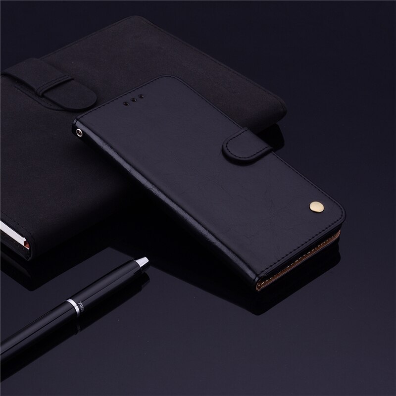 Redmi 9 T etui na Xiaomi Redmi 9 T skórzany portfel odwróć wizytownik etui na telefony dla Xiomi Redmi 9 T 9 T 9 t magnetyczny okładka książki: Black2