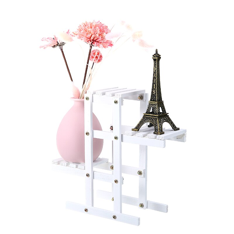 Plante blanche Pot de fleur etagere en bois multi-couche support plante succulente etagere support balcon intérieur jardin plante rangement Decoration