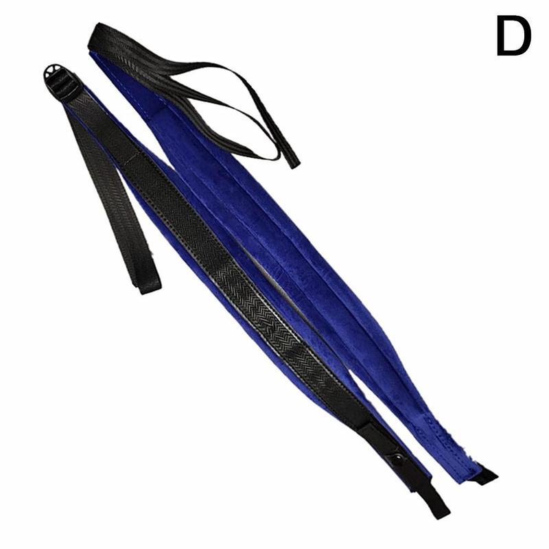 Sangles d&#39;accordéon réglables en cuir, pour les bretelles, harnais, basses, confortables, de 16 à 120: Blue