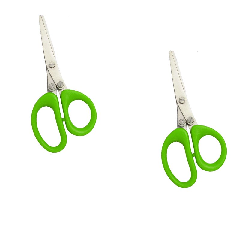 Multipurpose Herb Scissors 5-Layers Scissors Stainless Steel Blades Time-Saving Kitchen Vegetables Cutting Shears Chop Scissor