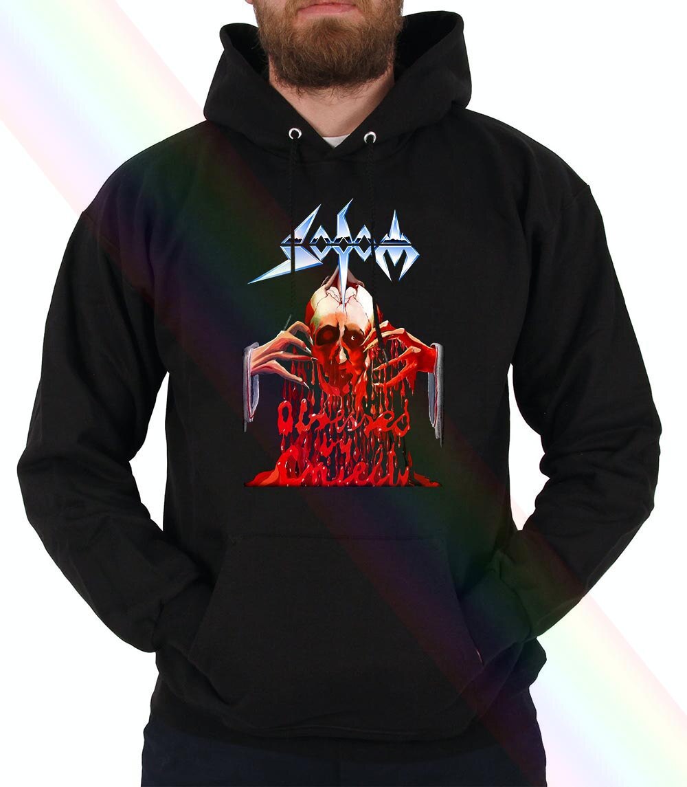 Sodom Obsessed By Cruelty T S 2Xl Kings Road Merchandise Hoodie Sweatshirts Women Men: 526773066-HD black / XXL