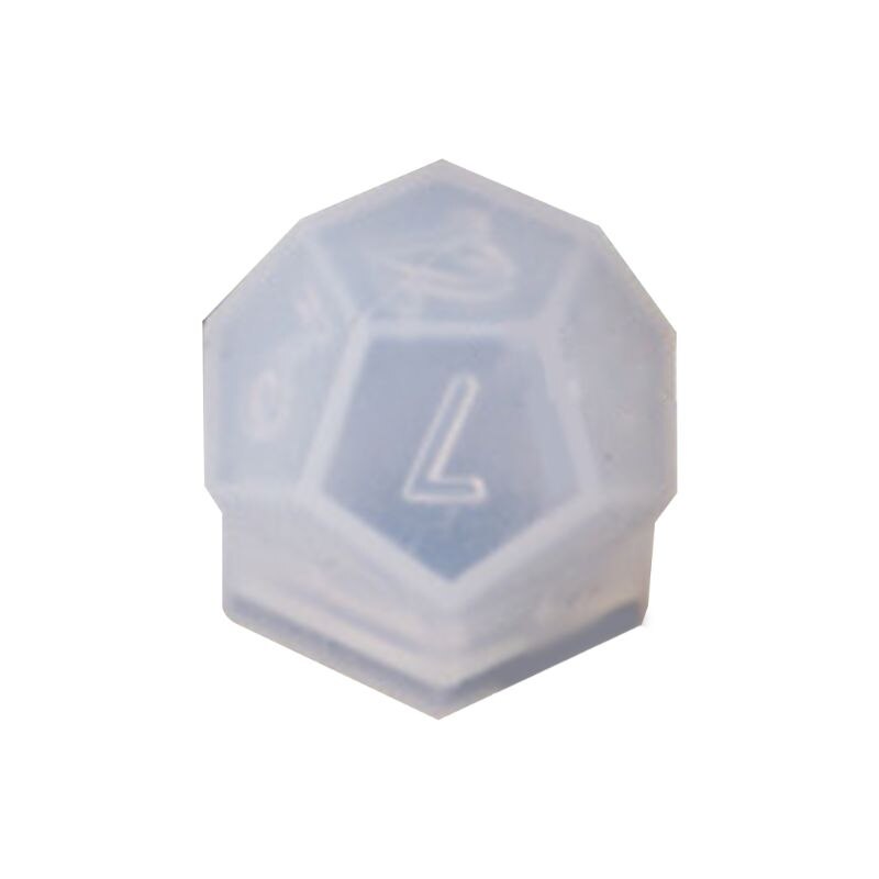 DIY Crystal Epoxy Mold Dice Fillet Shape Multi-spec Digital Game High Mirror Silicone Mould Making Accessories: 11