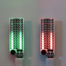 2*13 Usb Mini Voice Control Muziek Audio Spectrum Flash Volume Indicator Led Display Module