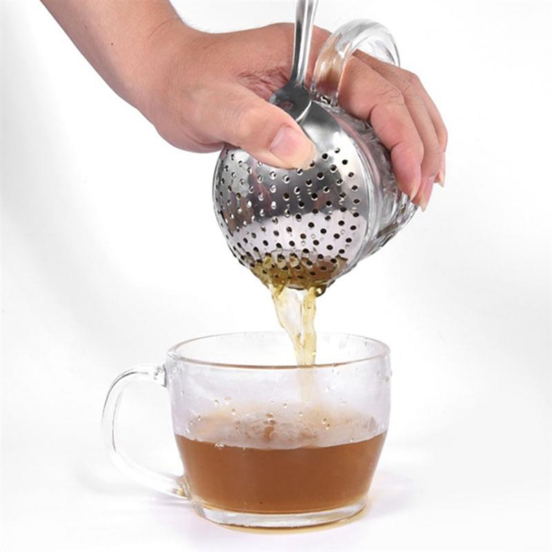 Colador de hielo para Bar, herramientas de acero inoxidable 304, para cóctel de espino, malla para zumo, para barman