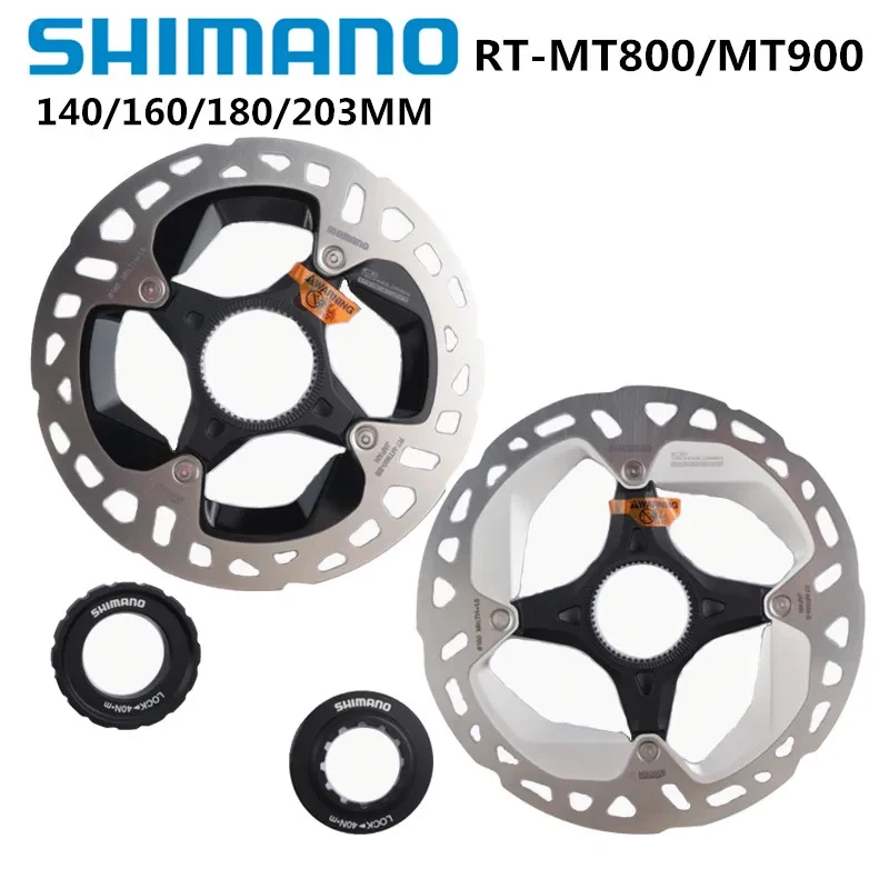 Rotor de disco de bloqueo central Shimano XTR RT MT900 DEORE XT SLX MT800 RT CL800 CL900 RT70 Rotor de disco de freno hidráulico Dura Ace para bicicleta
