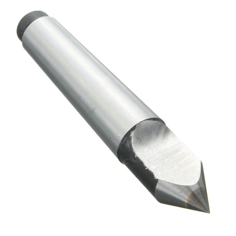 1pc mt2 morse conus 2 halve (dood) draaibank center - stalen punt