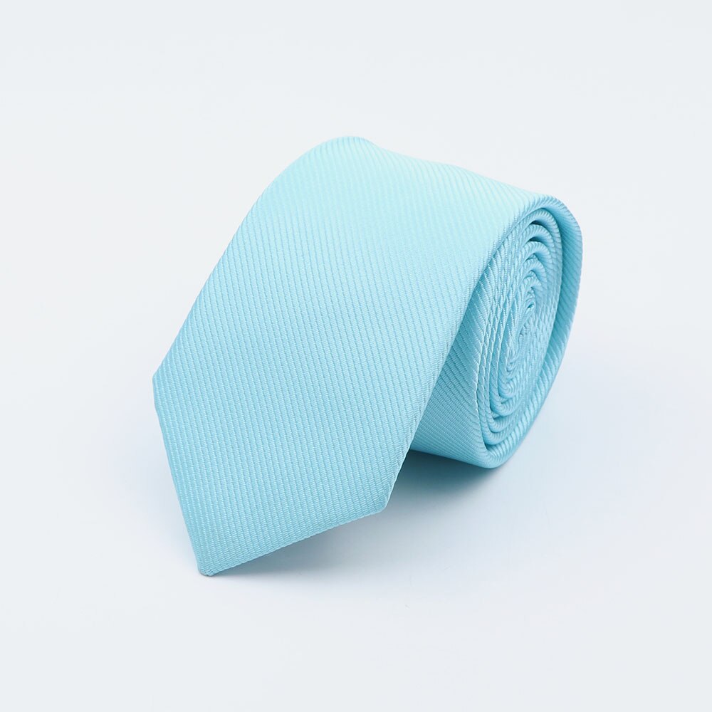 Men Solid Classic Ties Formal Striped Business 6cm Slim Necktie for Wedding Tie Skinny Groom Cravat: 20