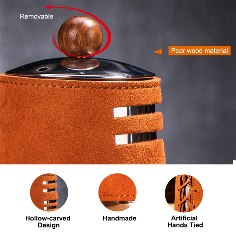 Stainless Steel Handleless Anti Coffee Pot Drip Kettle 0.3L/0.5L Coffee Maker with Gooseneck Spout Coffee Tea Pot