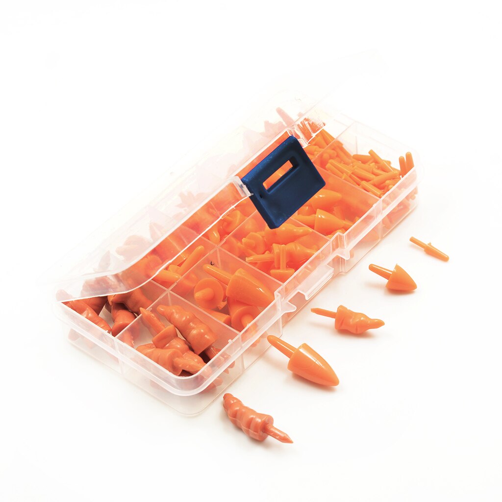 160x snemand miniature gulerodsnæser realistisk orange til udformning af indretning hobby håndlavet jul vinter snemænd