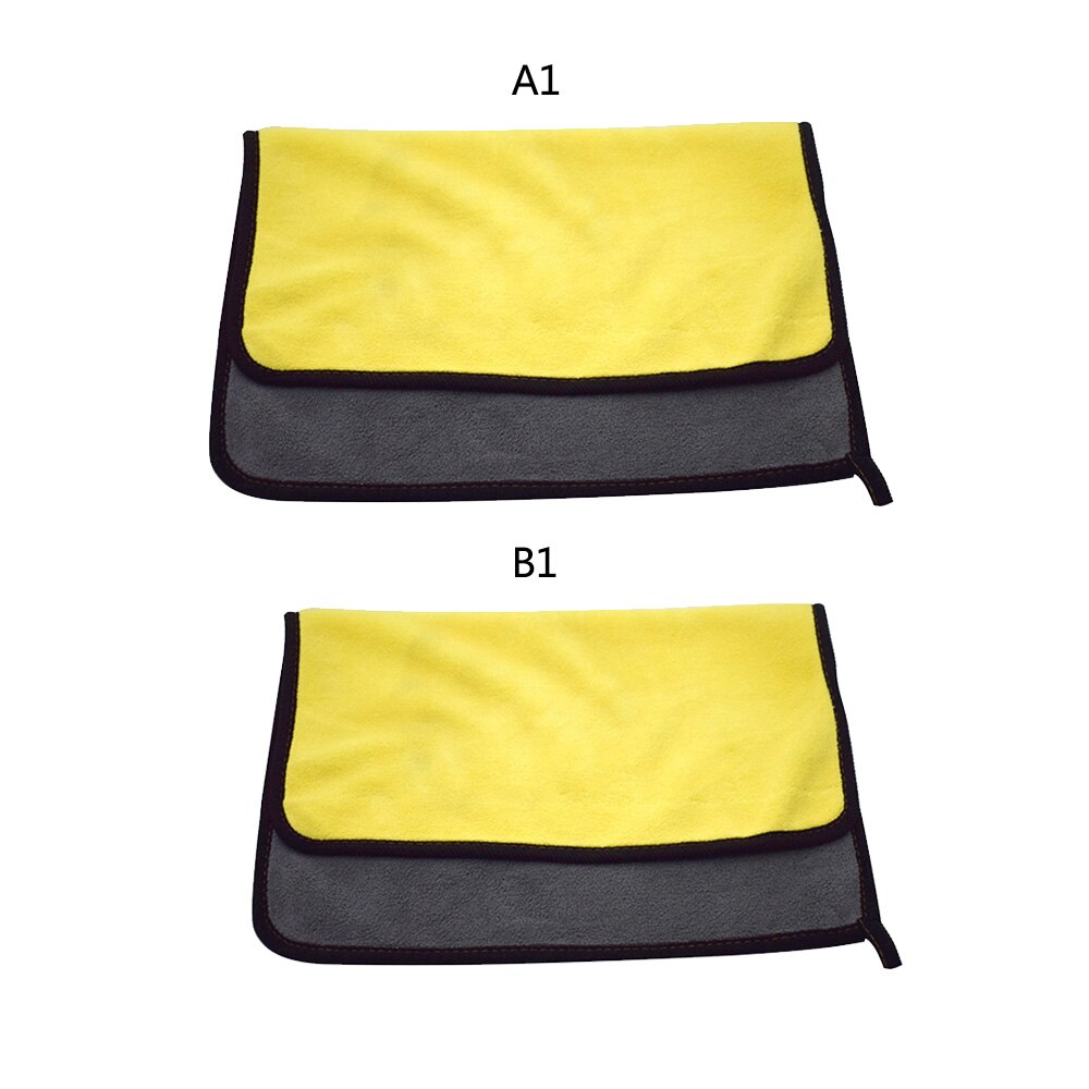 Super Absorbent Car Wash Microfiber Towel Car Cleaning Drying Cloth Hemming Car Care Cloth Detailing Car Wash Towel