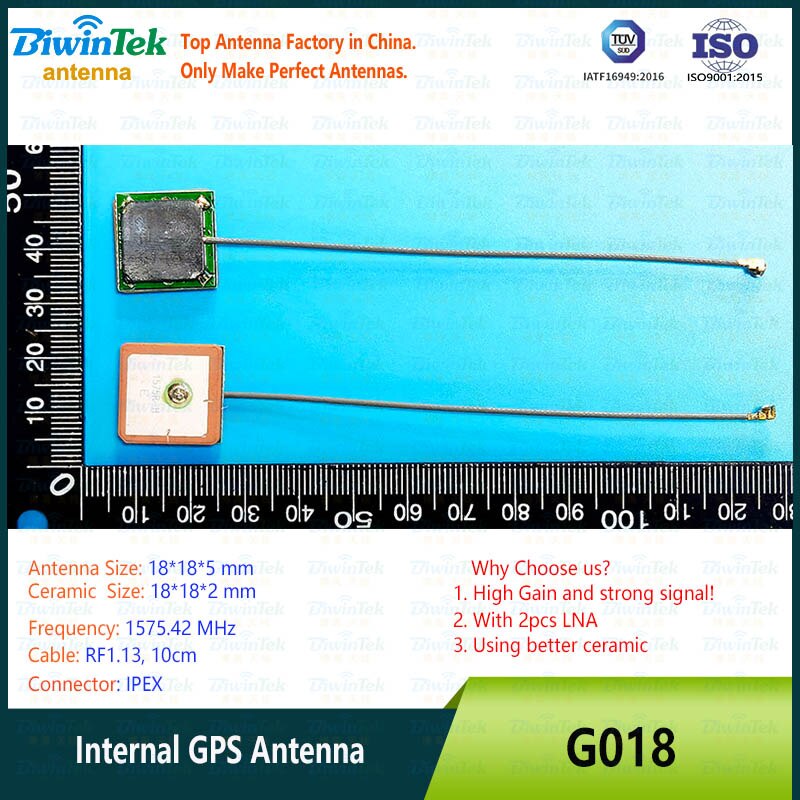 GPS Antenna GNSS BeidouGlonassGalileo External Internal ReceiverVehicleCarNavigation HighGainStrong SMAMale RG174 IP67 Magnet 3M: G018
