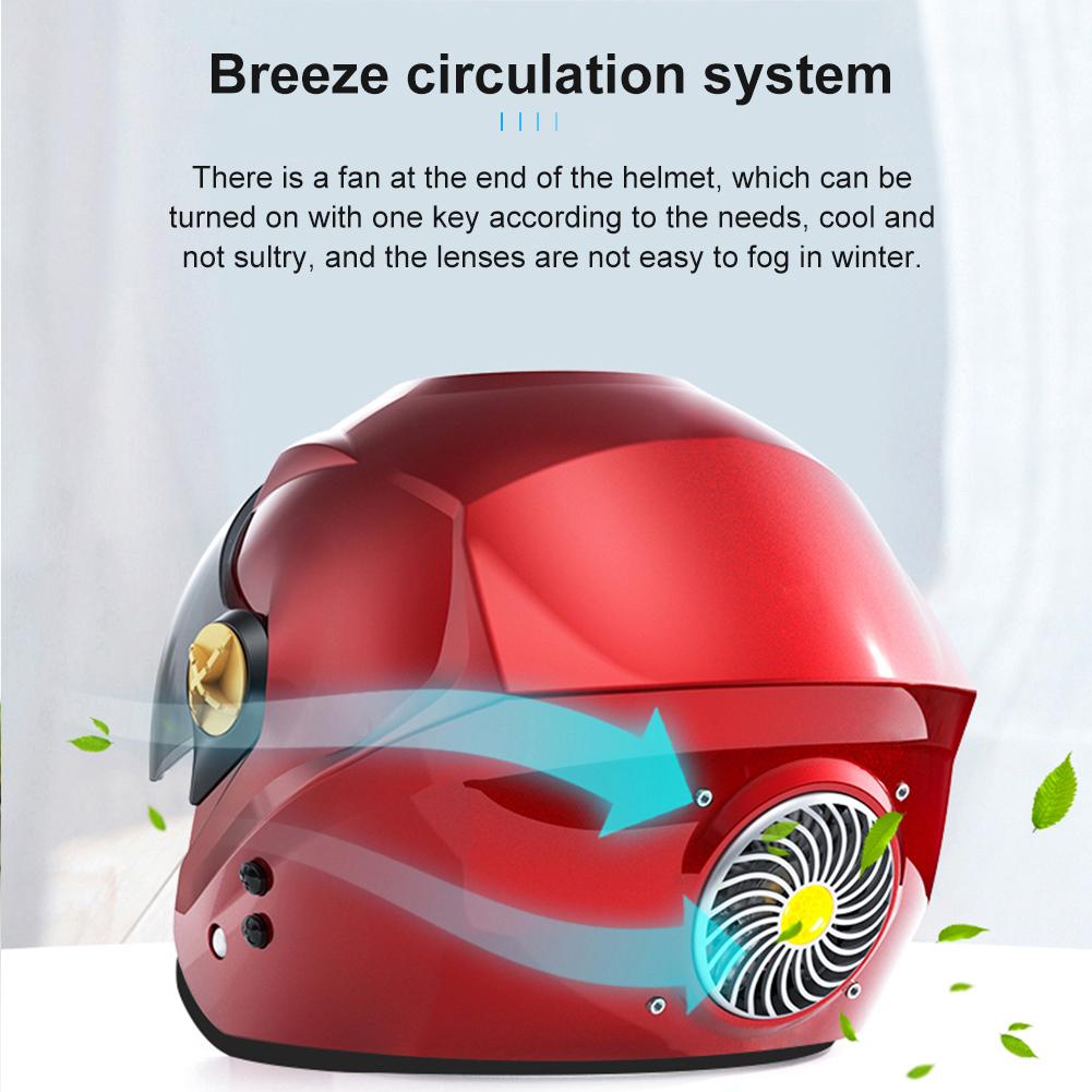 Casco de motocicleta con ventilador de refrigeración de verano, cómodo casco de moto con energía Solar, Bluetooth, inteligente