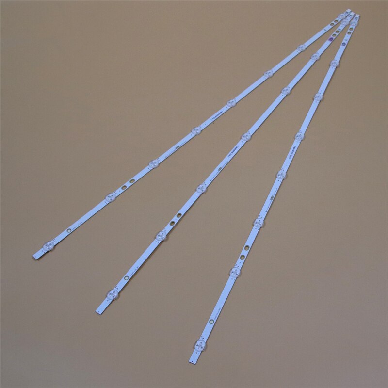 3 Piece/Kit Brand TV LED Bars For Celcus DLED40125FHD LED Backlight Strips Lamps Lens 17DLB40VXR1 LB40017 V0 V1_05-38S
