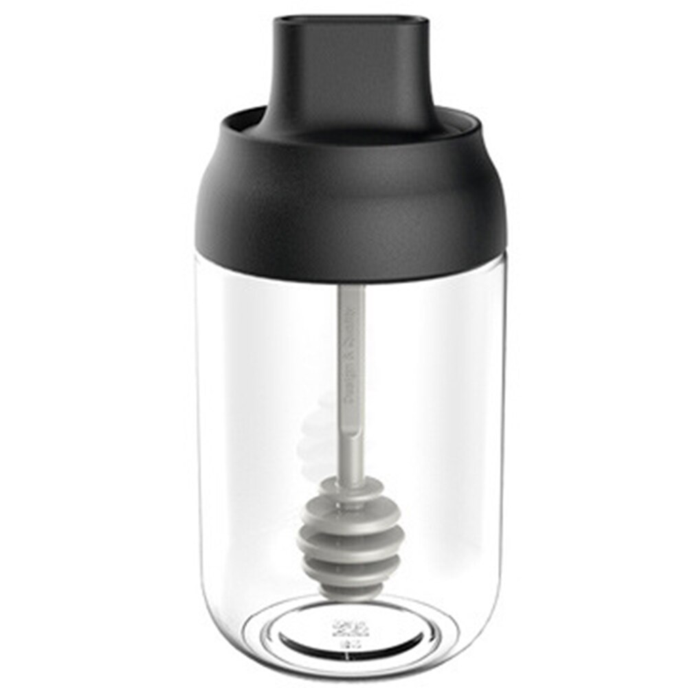 Honing Jar, 245ml transparante bijenkorf vormige honing pot met druppelstok voor het opslaan en afgiften van honing