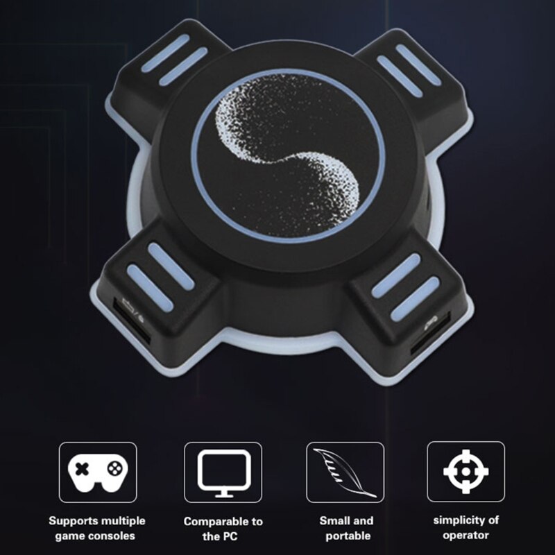 Portable Game Keyboard Mouse Converter Adapter with 3.5mm Jack for Switch/PS4/PS3/X-BOX ONE Game Console Accessories