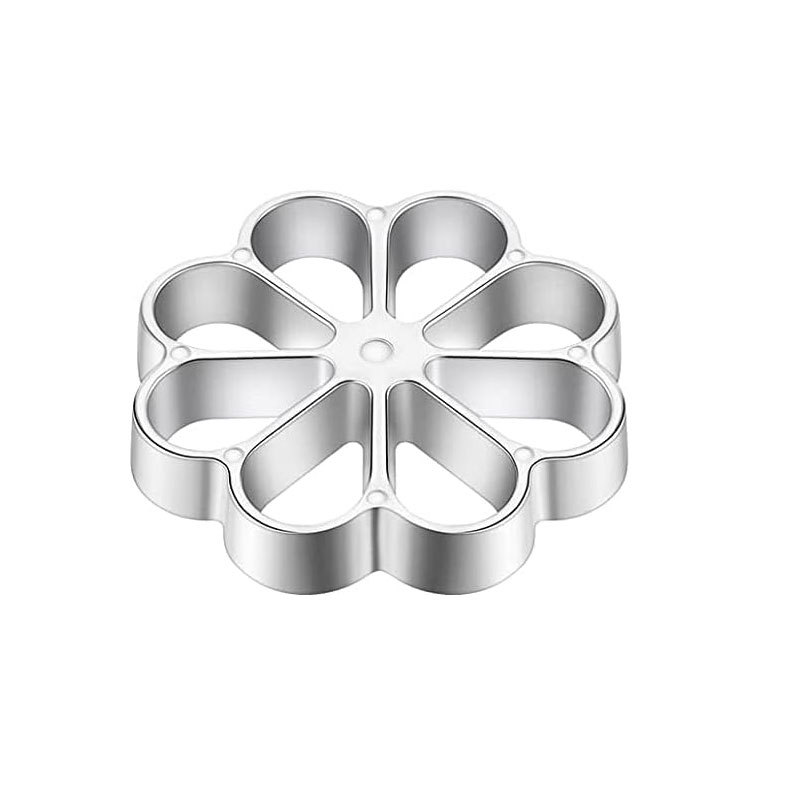 Aluminum Rosette Maker Molds Bunuelos Mold With Handle Pastry Tools Achappam Cookie Maker Baking Cooking Kitchen Accessories: Chocolate