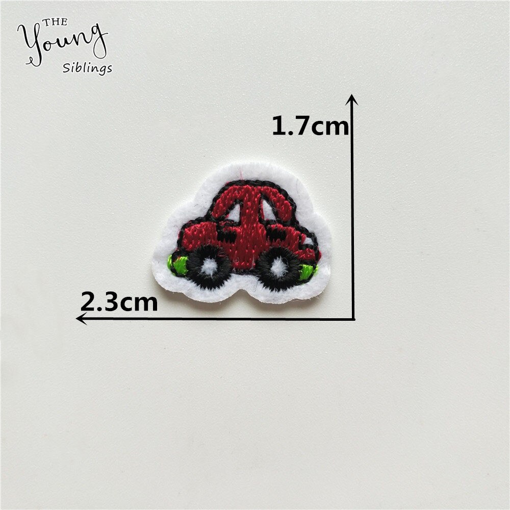 Fashion Cartoon Car łatka naszywka najnowsza termoprzylepna łatka haft szycie ubrań DIY odzież prasowanie akcesoria do aplikacji: C6436