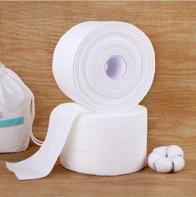 Wegwerp Gezichtsreiniging Handdoek, Zakken Pure Katoen Verdikte Parel Patroon Schoonheid Reiniging Handdoek Roll Handdoek