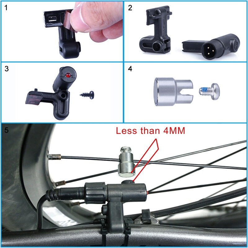 Electric Bicycle Speed Sensor for Bafang Bbs Bbs01 Bbs02 Bbshd Mid Drive Motor Ebike Conversion Kit Accessories