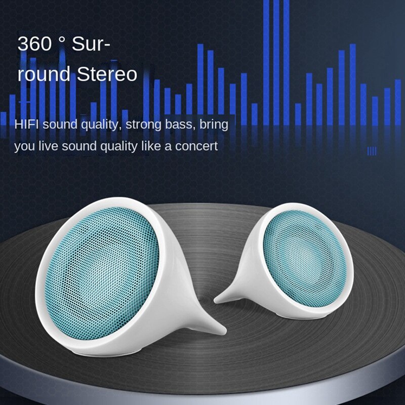 Computer Speakers Stereo 2.0 USB Powered 3.5Mm Auxiliary Multimedia Speakers PC Laptop Desktop Speakers