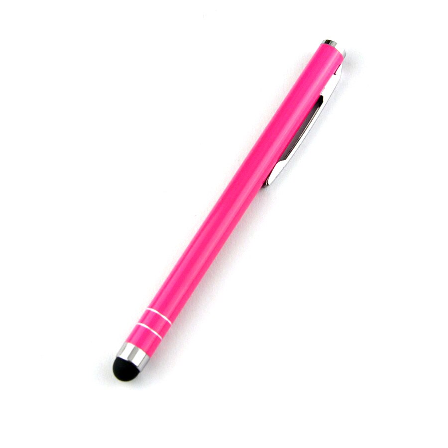 10PCS/Lot Capacitive Touch Screen Stylus Pen For IPad Air Mini Samsung xiaomi iphone Universal Tablet PC Smart Phone Accessories: 6 Hot pink