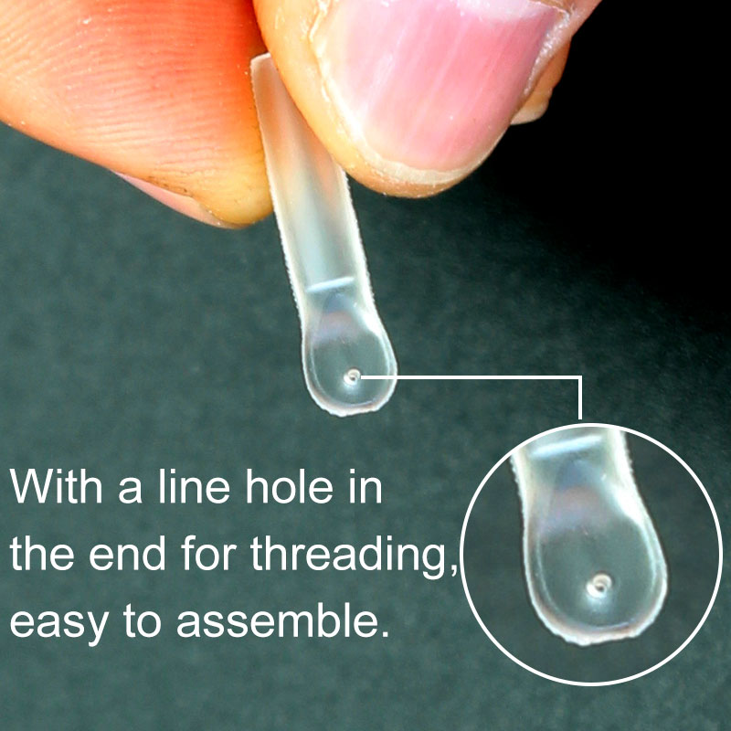 20 Stuks Karpervissen Accessoires Siliconen Float Adapters Transparant Siliconen Flotador Quick Change Karper Float Kralen Voor Karper Rigs